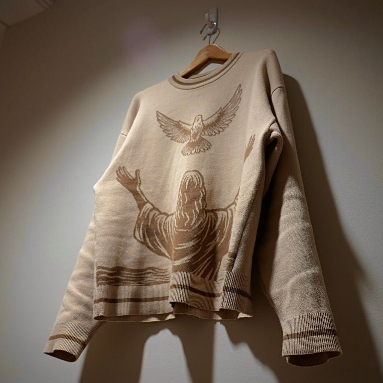 Descending Dove Reversible Sweater