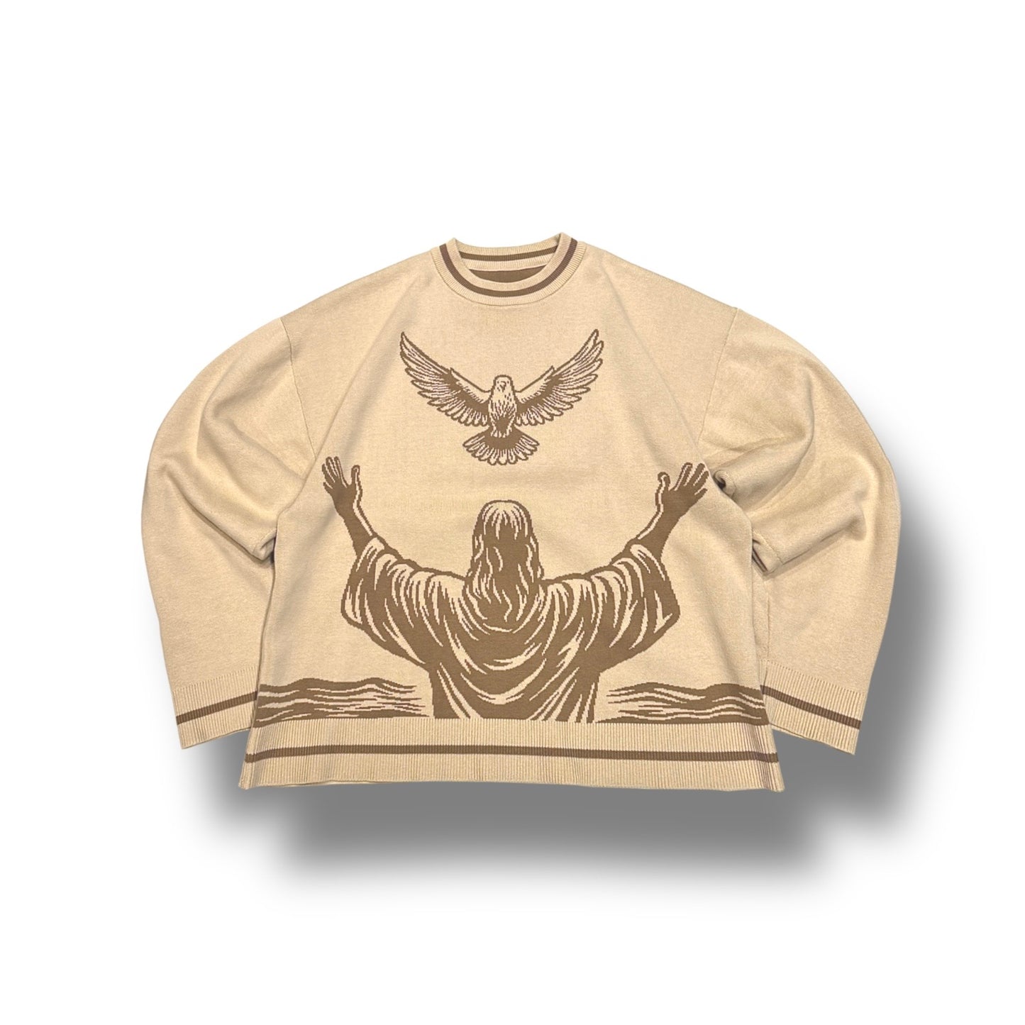 Descending Dove Reversible Sweater